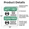 Signmission 14 in Height, 10 in Width, Vinyl Decal, Rectangle, Bilingual OS-2PACK-SF-D-1014-L-10892 - alternate 2